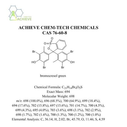 CAS 76-60-8 Bromocresol green | Shaanxi BLOOM Tech Co., Ltd CAS 76-60-8 Bromocresol green | Shaanxi BLOOM Tech Co., Ltd