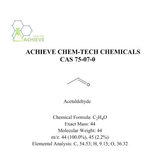 Solução acetaldeído Cas 75-07-0