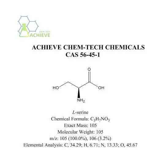L-serina em pó CAS 56-45-1