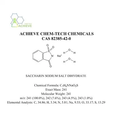 DIIDRATO DE SAL DE SÓDIO DE SACARINA CAS 82385-42-0