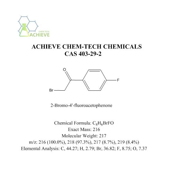 2-Bromo-4'-fluoroacetofenona CAS 403-29-2