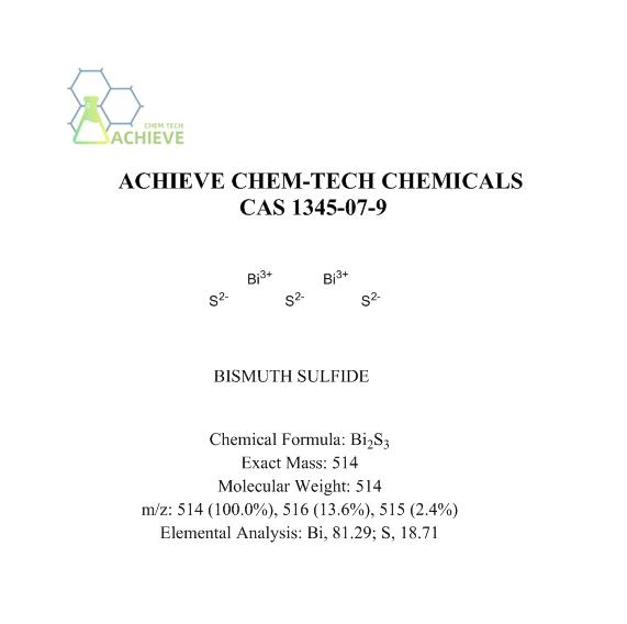 SULFETO DE BISMUTO CAS 1345-07-9
