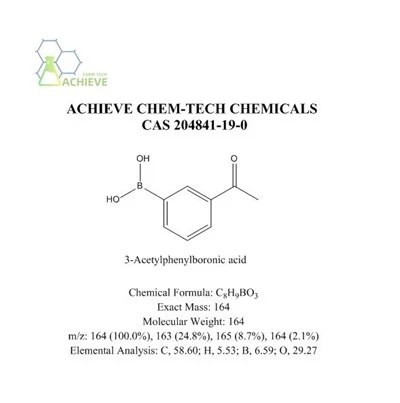 Ácido 3-acetilfenilborônico CAS 204841-19-0