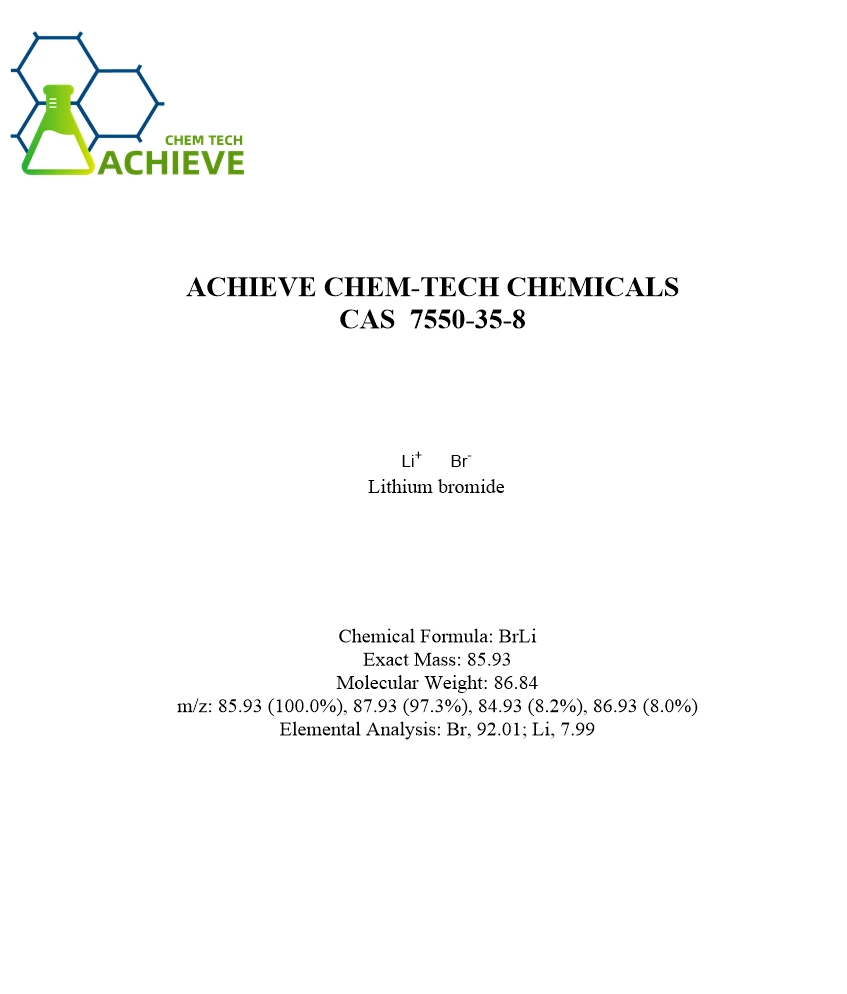 Lithium bromide CAS 7550-35-8 | Shaanxi BLOOM Tech Co., Ltd Lithium bromide CAS 7550-35-8 | Shaanxi BLOOM Tech Co., Ltd