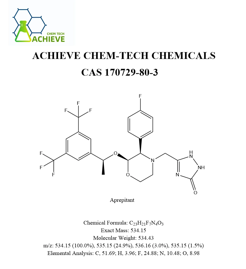 Aprepitant CAS 170729-80-3 | Shaanxi BLOOM Tech Co., Ltd Aprepitant CAS 170729-80-3 | Shaanxi BLOOM Tech Co., Ltd