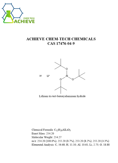 Lítio tri -terct butoxialuminum hidride Cas 17476-04-9