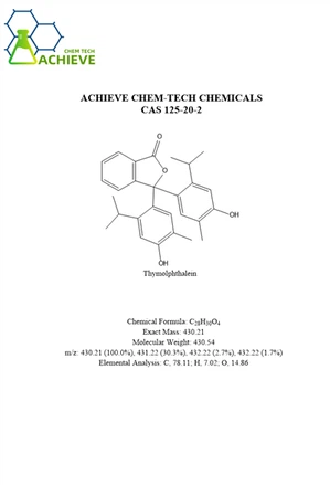 Indicador de timolftaleína CAS 125-20-2